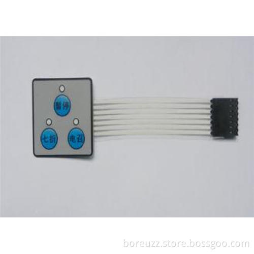 Custom Tactile Waterproof Membrane Switch For Washing Machi